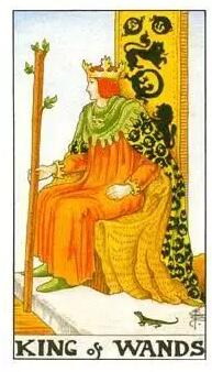 塔羅牌：權杖國王