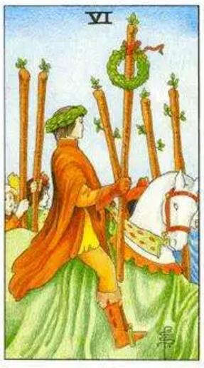 塔羅牌 權杖六