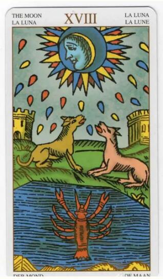 塔羅牌 月亮正位