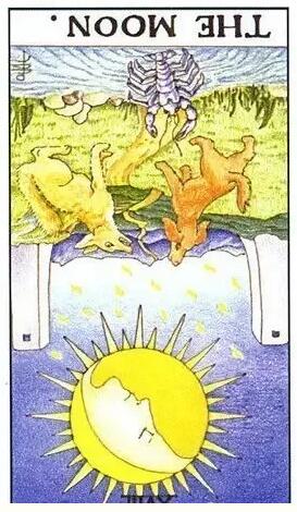 塔羅牌 月亮逆位