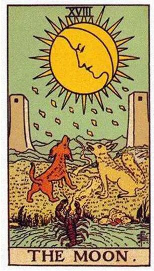 塔羅牌月亮正位