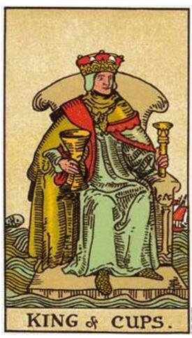 塔羅牌圣杯國王