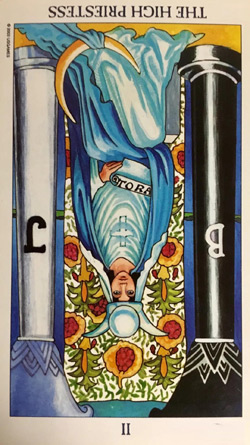 塔羅牌2女祭司正位/女祭司逆位牌義解讀