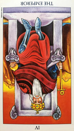 塔羅牌4皇帝正位/皇帝逆位牌義解讀