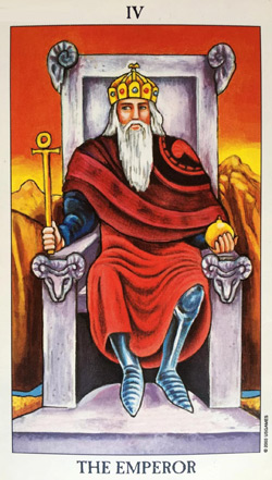 塔羅牌4皇帝正位/皇帝逆位牌義解讀