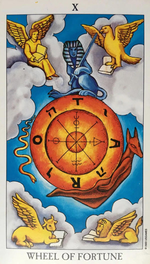 塔羅牌10命運之輪正位/命運之輪逆位牌義解讀