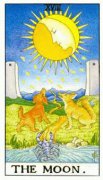 塔羅牌月亮正位/月亮逆位牌義解讀