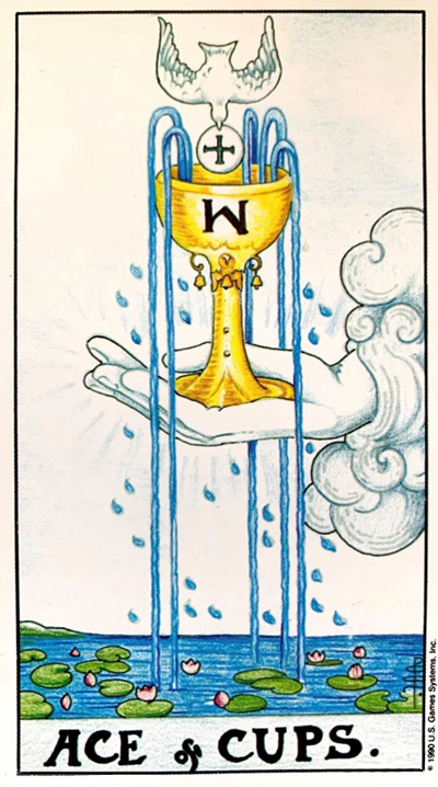 塔羅牌圣杯一(圣杯ACE)牌意解讀