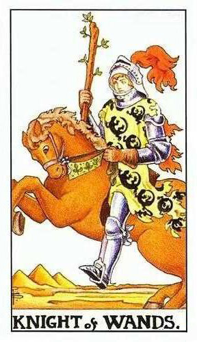 塔羅牌權杖騎士(正位/逆位)牌意解讀