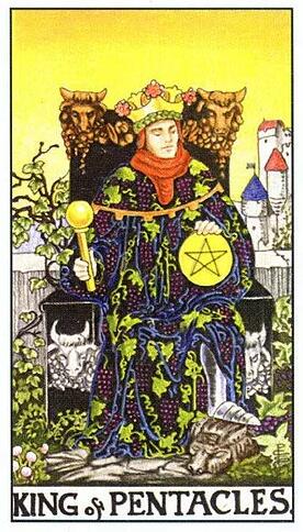 塔羅牌星幣國王(正位/逆位)牌意解讀