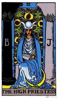 塔羅牌女祭司正位逆位愛情解讀