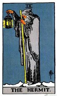 塔羅牌隱士正位逆位愛情解讀