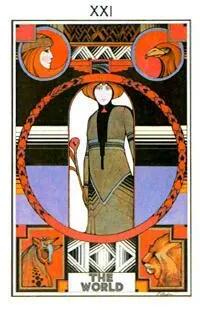 塔羅牌世界逆位