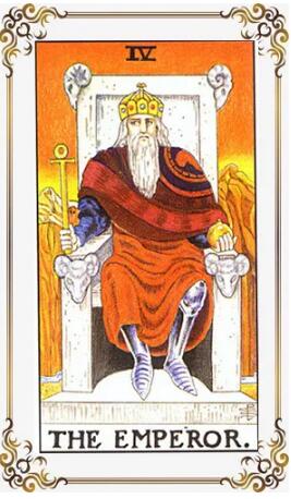 塔羅牌皇帝正位逆位（愛情事業財運解讀）