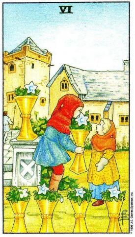 塔羅牌圣杯六