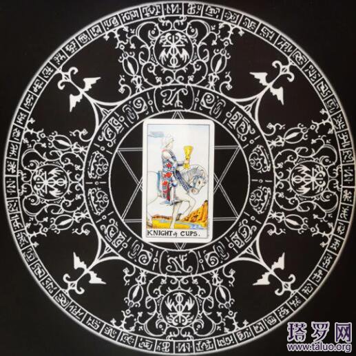 塔羅牌圣杯牌組圣杯騎士