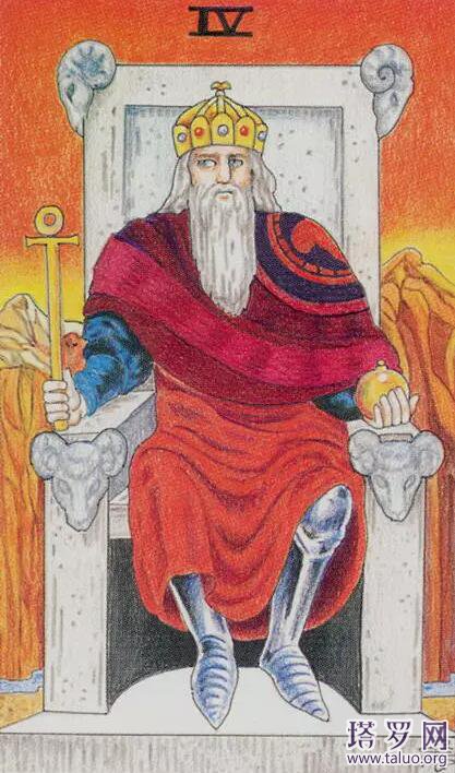 78張塔羅牌圖片及牌意（皇帝）