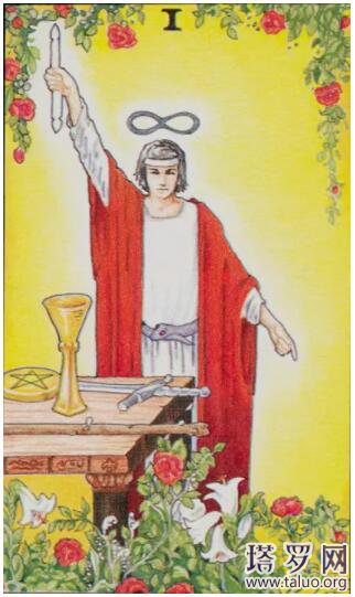 韋特塔羅牌78張圖片（魔術師詳解）