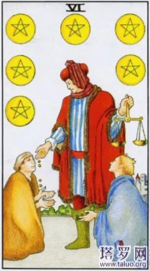 塔羅牌星幣六(正位/逆位)牌意解讀