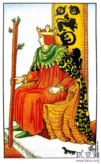 塔羅牌權杖國王(正位/逆位)牌意解讀