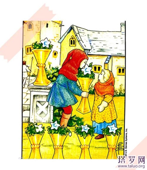 塔羅牌圣杯六牌意解讀