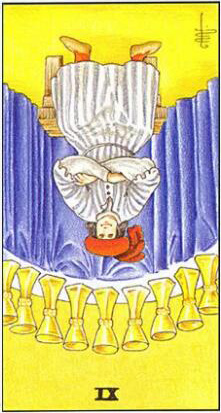 塔羅牌圣杯牌組 圣杯九