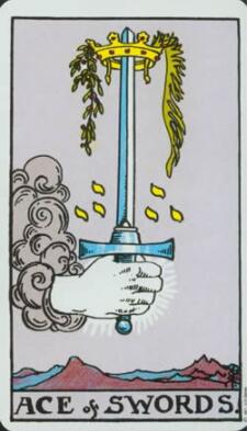 塔羅牌寶劍牌組(寶劍一)