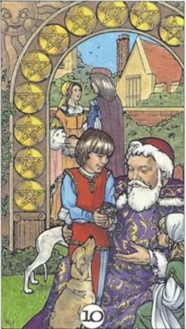 塔羅牌星幣十代表什么