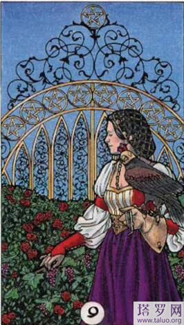 塔羅牌星幣九代表什么