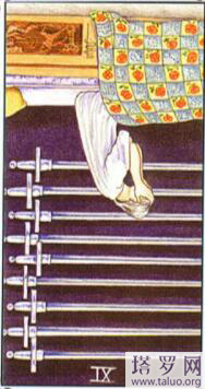 塔羅牌寶劍牌組含義(寶劍九)