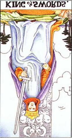 塔羅牌寶劍牌組寶劍國王正位/逆位解讀