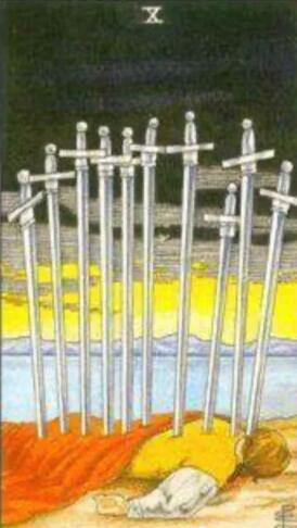 塔羅牌寶劍十是什么意思