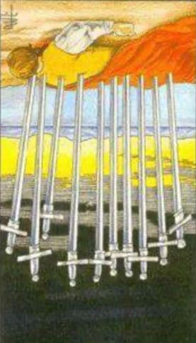 塔羅牌寶劍十是什么意思