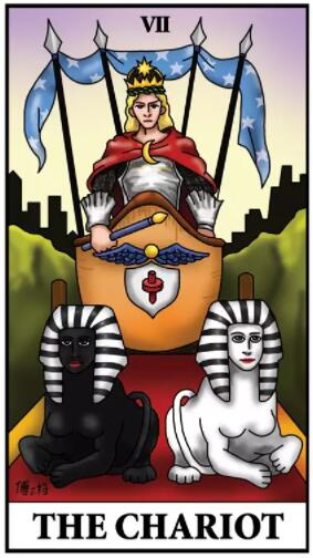 韋特塔羅牌戰車牌意