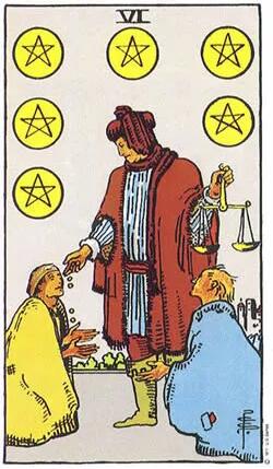 圣杯六（塔羅牌兩個人拿著圣杯）