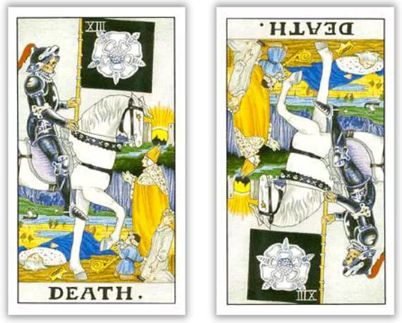 韋特塔羅牌死神（正位/逆位）牌意解釋