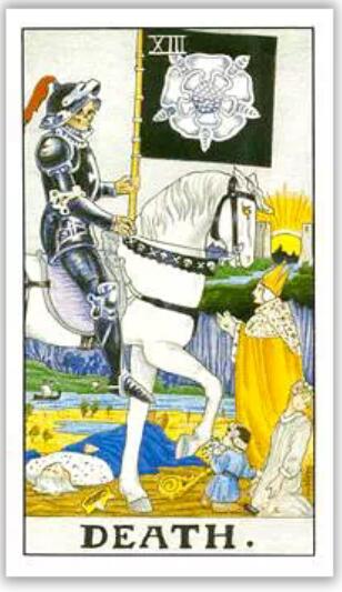 韋特塔羅牌死神（正位/逆位）牌意解釋