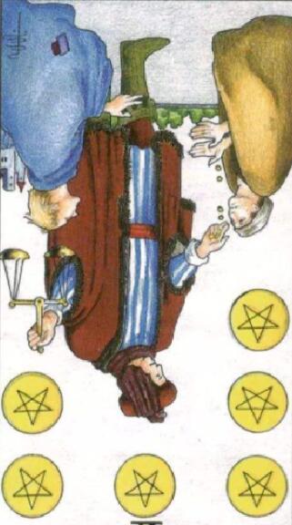 塔羅牌星幣六正位、逆位解析