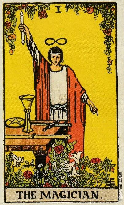 韋特塔羅牌魔術師1牌面解讀